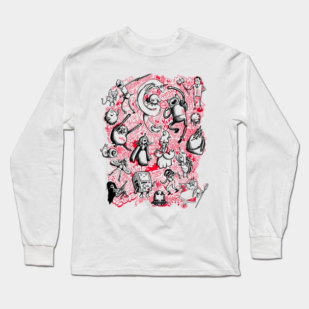 My Adventure Time Sketchbook Long Sleeve T-Shirt by wotto